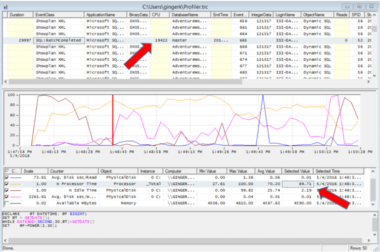 Correlate Performance Spikes with SQL Profiler and Perfmon - SQLRx